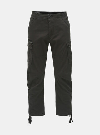 Pantaloni negri cu buzunare Jack & Jones