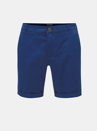 Modré chino kraťasy Selected Homme Paris