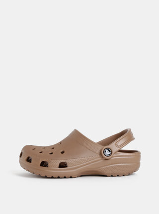 Hnedé šľapky Crocs Classic