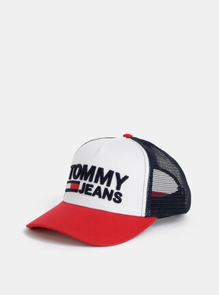 Modro-bílá kšiltovka s výšivkou Tommy Hilfiger