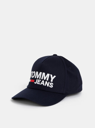 Tmavě modrá kšiltovka s potiskem Tommy Hilfiger