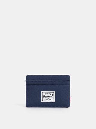 Tmavě modré pouzdro na karty Herschel Supply Charlie
