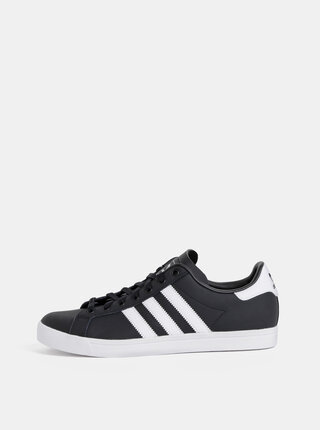 Černé pánské kožené tenisky adidas Originals Coast
