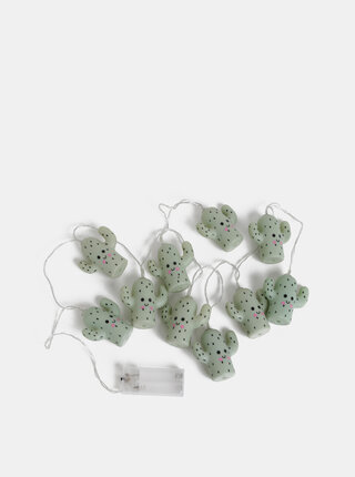 Zelený světelný řetěz s kaktusy Disaster Cacti Fairy