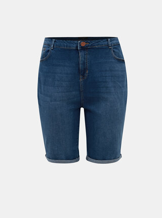 Modré džínové kraťasy Dorothy Perkins Curve