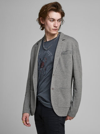 Šedé sako Jack & Jones Luther