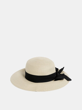 Krémový slamený klobúk Dorothy Perkins