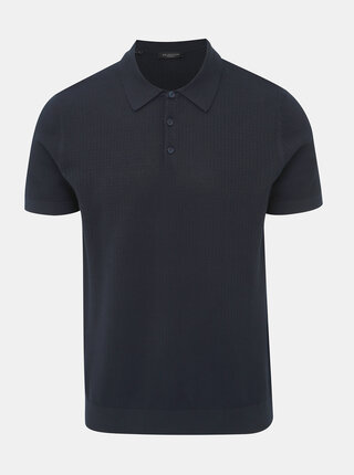 Tmavě modré polo tričko Selected Homme Virgo