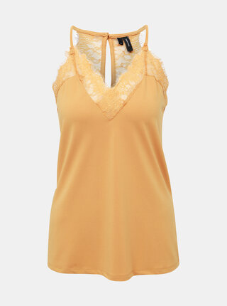 Hořčicový top VERO MODA Milla