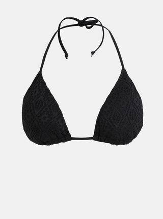 Černý krajkový horní díl plavek Dorothy Perkins