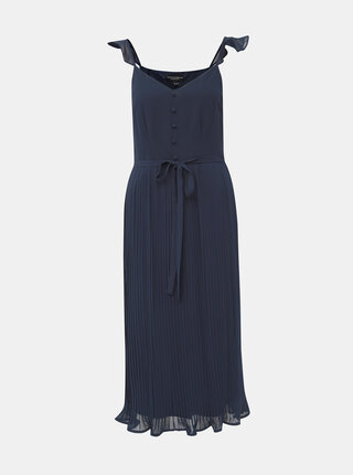 Tmavomodré midišaty Dorothy Perkins