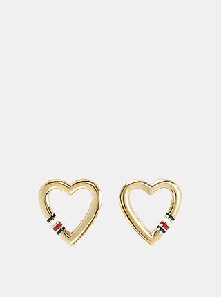 Pozlacené náušnice Tommy Hilfiger