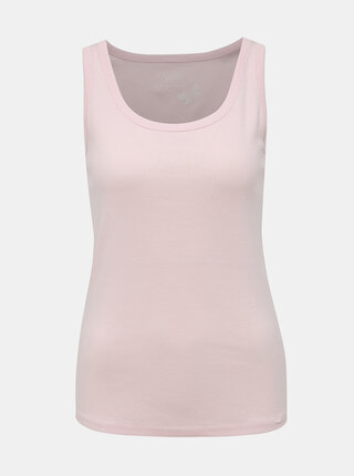 Světle růžové basic tílko M&Co Scoop