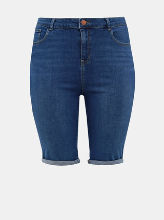 Tmavomodré rifľové kraťasy Dorothy Perkins