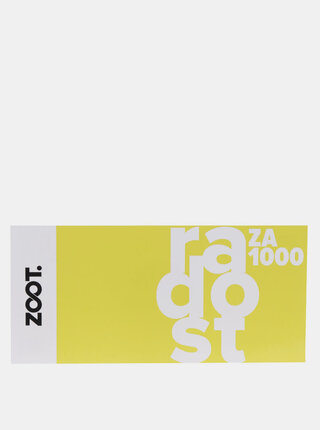 Dárkový poukaz na ZOOT v hodnotě 1 000 Kč