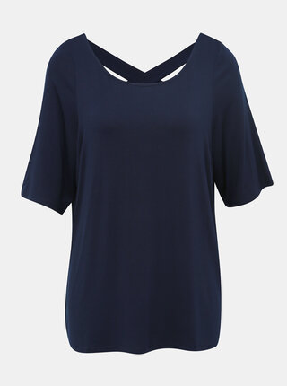 Tmavě modré tričko Dorothy Perkins Curve