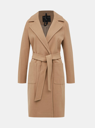 Béžový kabát Dorothy Perkins
