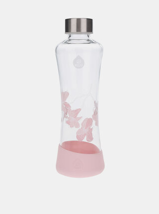 Skleněná láhev s motivem květů EQUA Magnolia (550 ml)