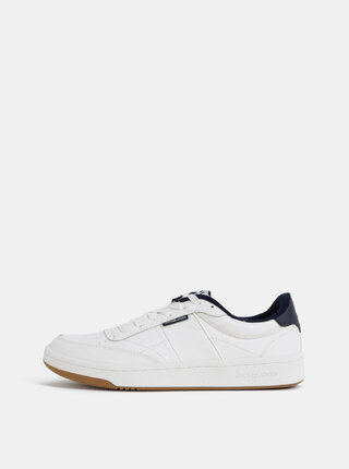 Biele pánske kožené tenisky Jack & Jones Radley