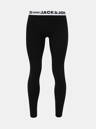 Černé podvlíkačky Jack & Jones Solid