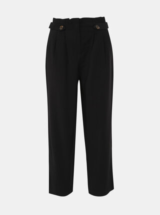 Černé kalhoty VERO MODA Cleo