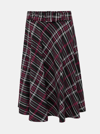 Černá károvaná sukně Pepe Jeans Xuxi