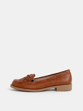 Hnědé mokasíny Dorothy Perkins