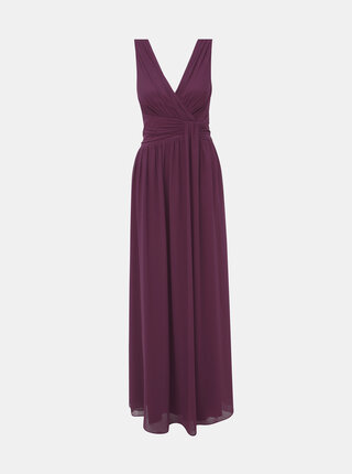 Fialové maxišaty Dorothy Perkins