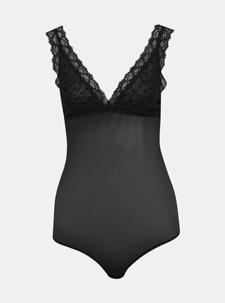 Černé body s krajkou ONLY Dotty