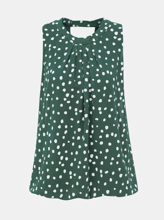 Zelená puntíkovaná halenka Haily´s Dotty