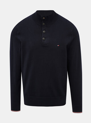 Tmavě modrý pánský svetr Tommy Hilfiger