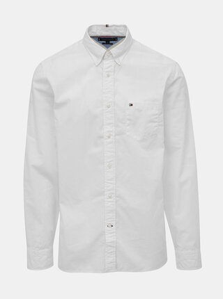 Bílá pánská regular fit košile Tommy Hilfiger