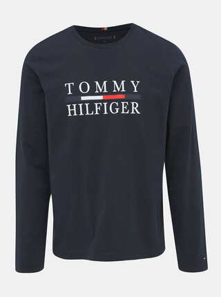 Tmavomodré pánske tričko Tommy Hilfiger