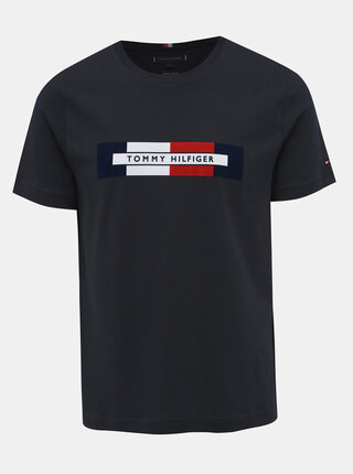 Tmavomodré pánske tričko Tommy Hilfiger