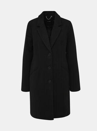 Černý kabát VERO MODA Cala