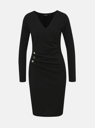 Čierne púzdrové šaty Dorothy Perkins