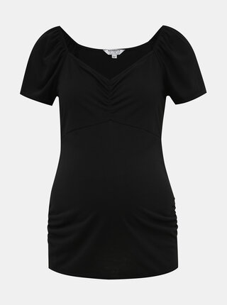 Černé těhotenské tričko Dorothy Perkins Maternity