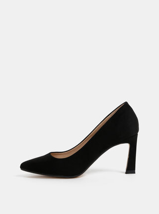 Černé lodičky v semišové úpravě Dorothy Perkins