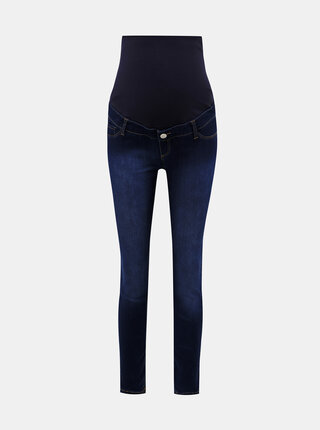 Modré těhotenské jeggings Dorothy Perkins Maternity