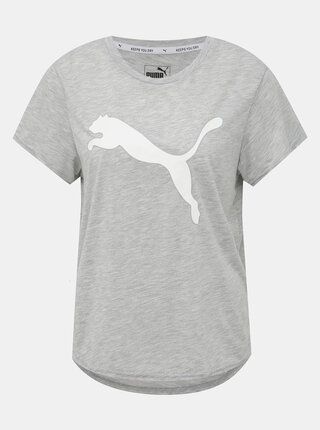 Šedé dámské tričko Puma Evostripe