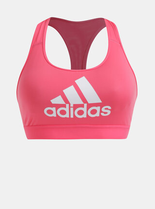 Růžová sportovní podprsenka adidas Performance