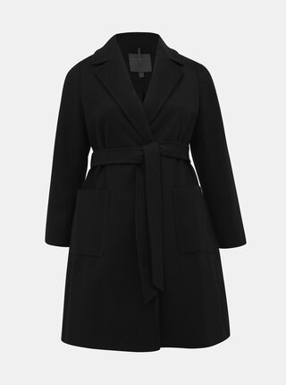 Čierny kabát Dorothy Perkins Curve