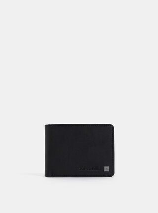 Černá kožená peněženka Quiksilver Mackix