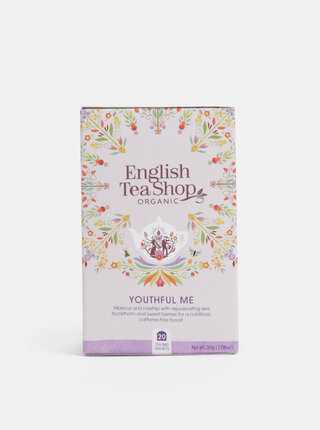 Bio bylinný čaj s ibištekom, šípkami a rakytníkom English Tea Shop Omlazení