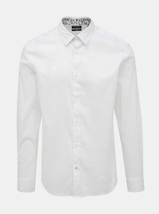 Bílá slim fit košile ONLY & SONS Enrico