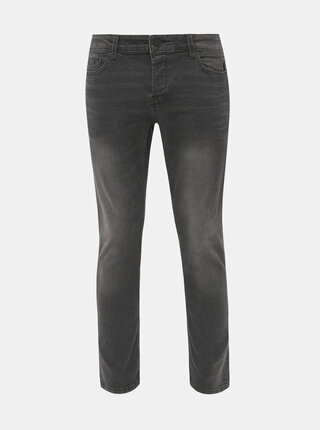 Tmavě šedé slim fit džíny ONLY & SONS Loom