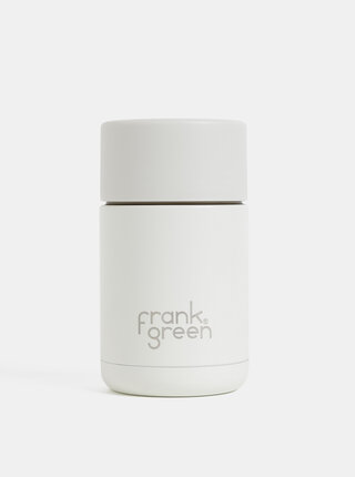 Krémový nerezový cestovný hrnček Frank Green 295 ml