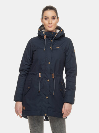Tmavě modrá dámská zimní parka Ragwear Canny