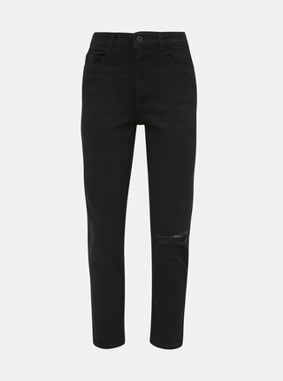 Černé mom džíny Dorothy Perkins