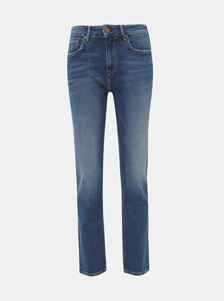 Modré dámské straight fit džíny Pepe Jeans Mary